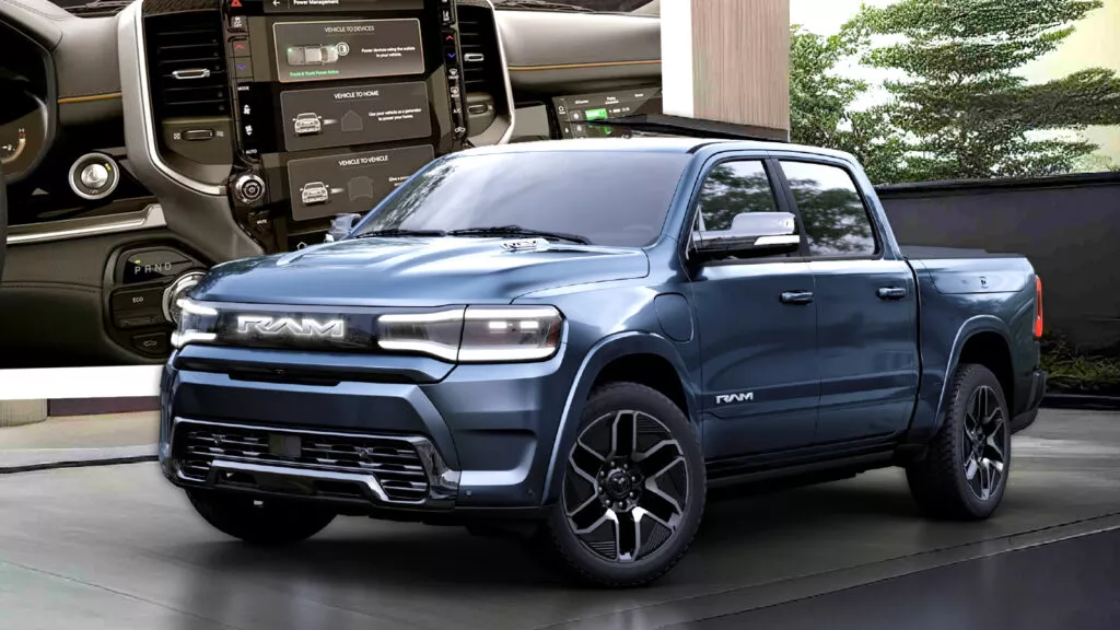 Dodge Ram 2020 с человеком