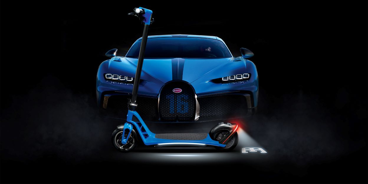 Электрический самокат BUGATTI с шинами Run Flat продаётся за 919,99 ...