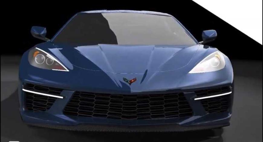 Среднемоторный Corvette 2020 года показали на видео 
