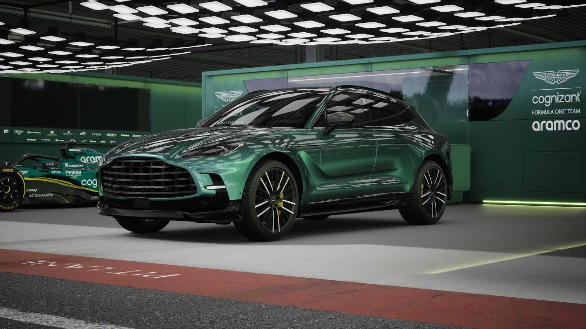 Новый онлайн-конфигуратор Aston Martin позволяет собрать кроссовер DBX в гараже F1