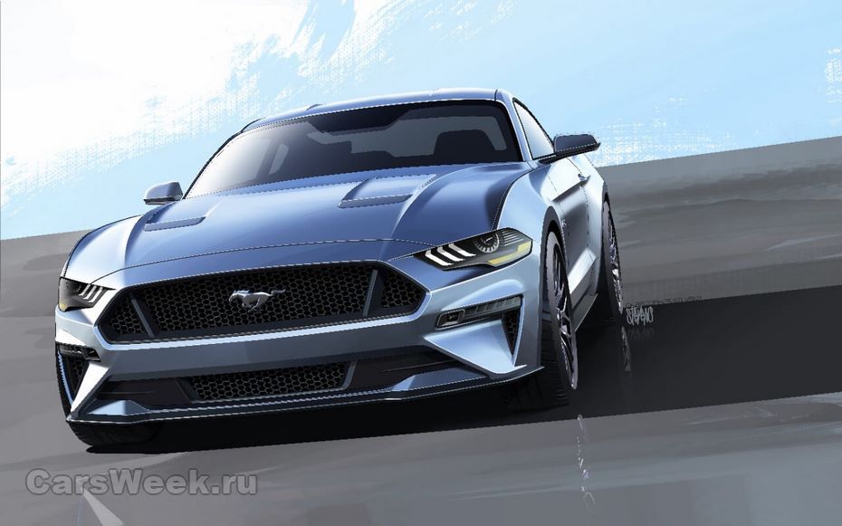 В интернете появилась информация про новое поколение Ford Mustang
