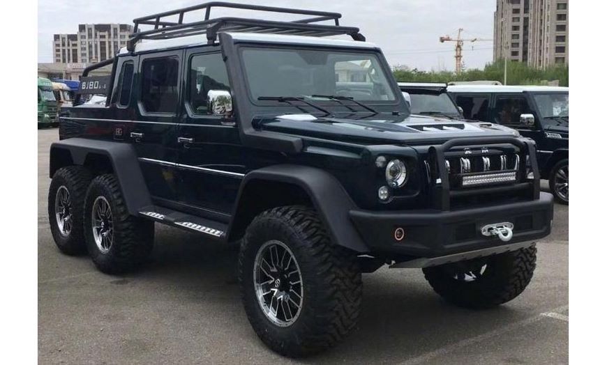 Китайцы представили шестиколесную копию «Гелика» - BJ80 6x6