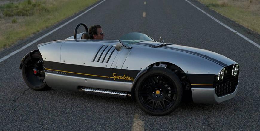 Vanderhall презентовал новую модель трицикла Venice Speedster