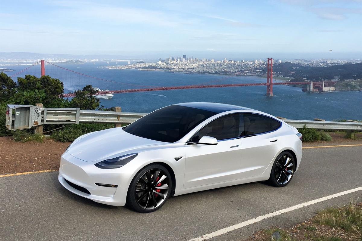 Новая Tesla model 3