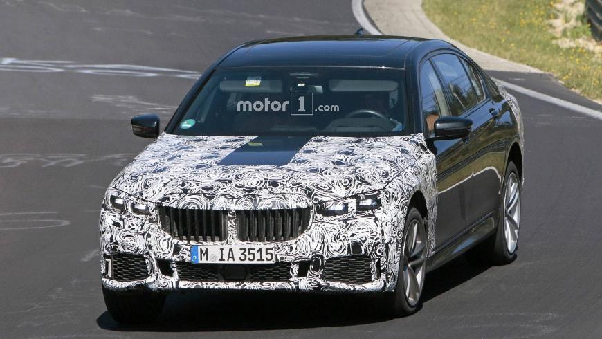 BMW приступил к тестам обновленного седана 7 серии