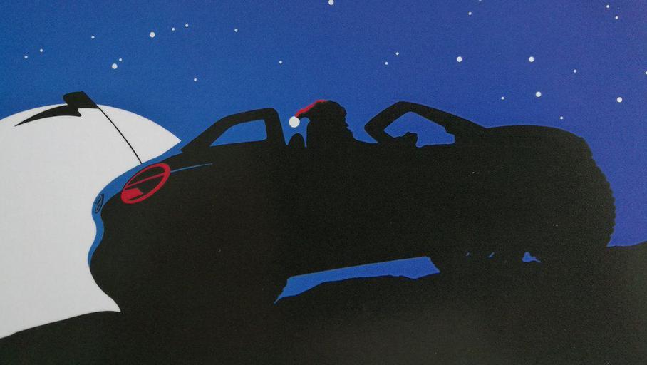 Будущий электробагги от Volkswagen рассекретили на рождественской открытке