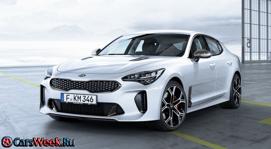 Новая модель Kia Stinger за неделю получил 2000 заказов