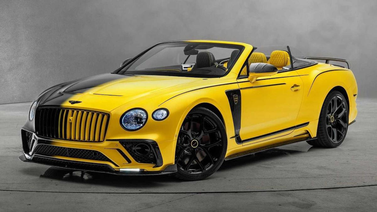 Тюнинг-ателье Mansory сделало двухцветную версию кабриолета Bentley  Continental GTC