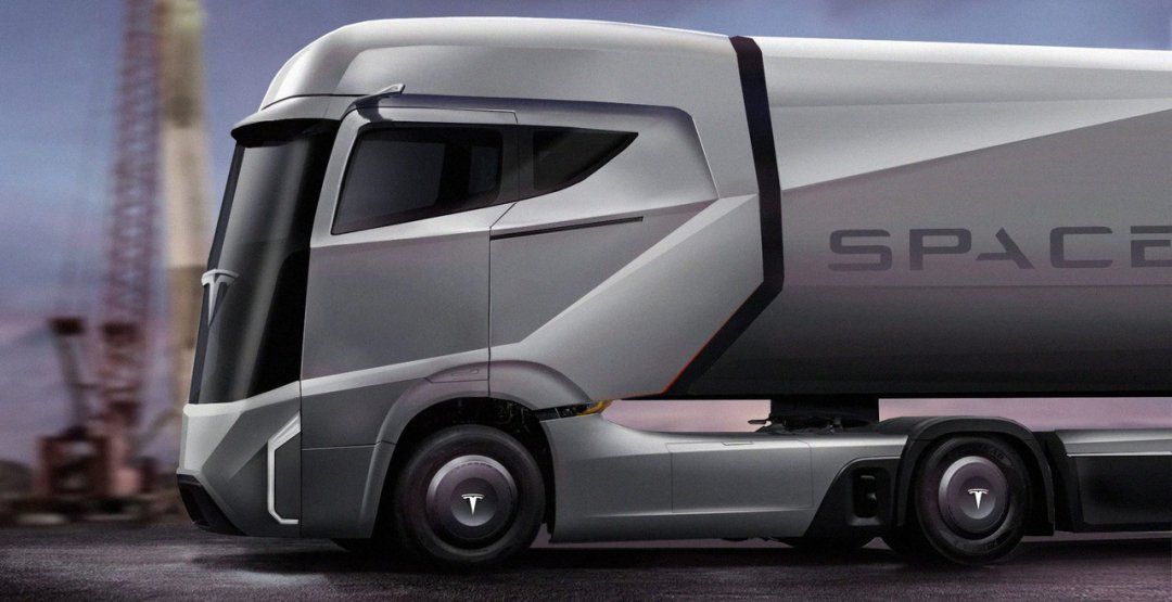 Как будет выглядеть первый грузовик Tesla?