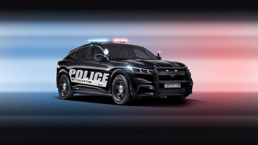 Ford Mustang Mach-E представлен в качестве машины полиции