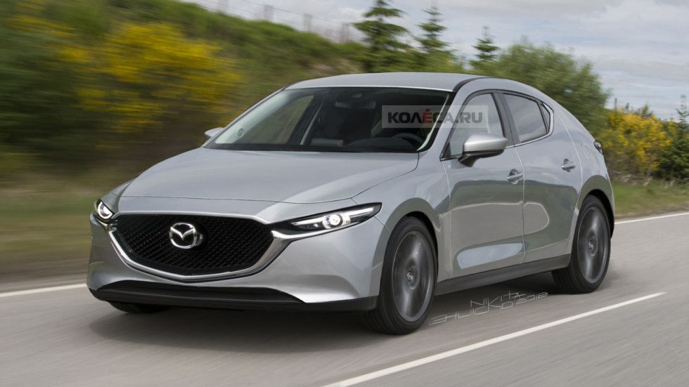В Сети появились первые реальные изображения новой Mazda 3