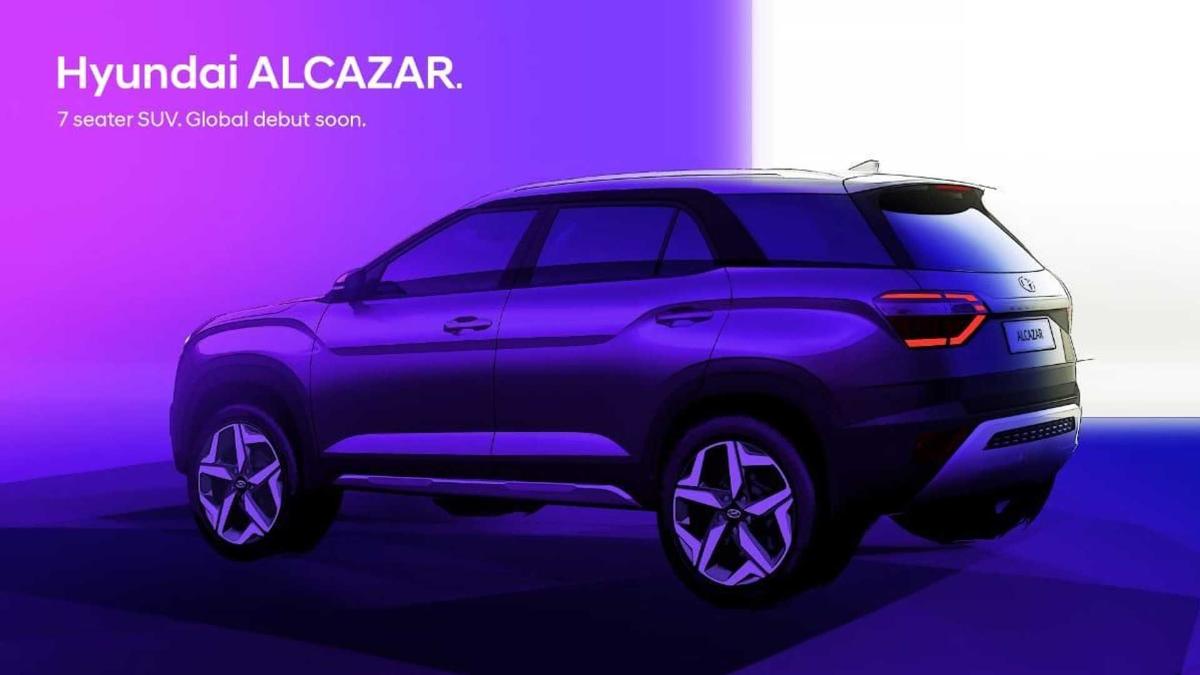 Hyundai анонсировала новый семиместный кроссовер Alcazar 