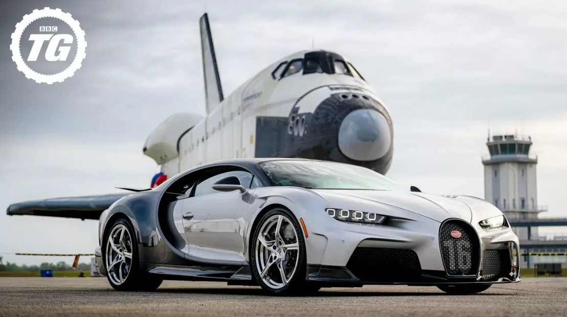 Сможет ли Bugatti Chiron Super Sport обогнать космический шаттл