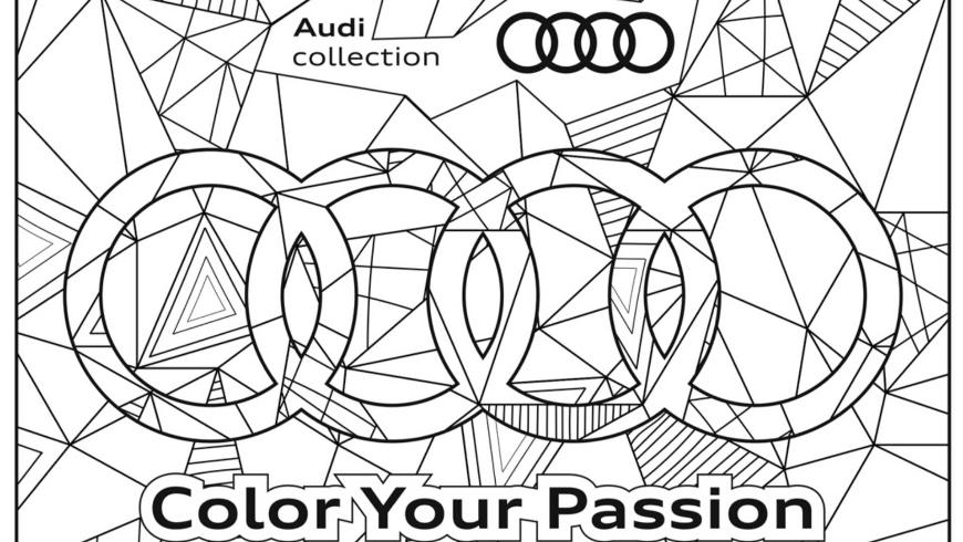 Раскраска от Audi или возможность скоротать время в карантине 