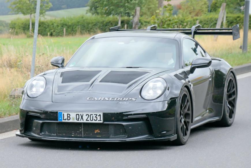 На тестах замечен прототип Porsche 911 GT3 RS 2022 года 