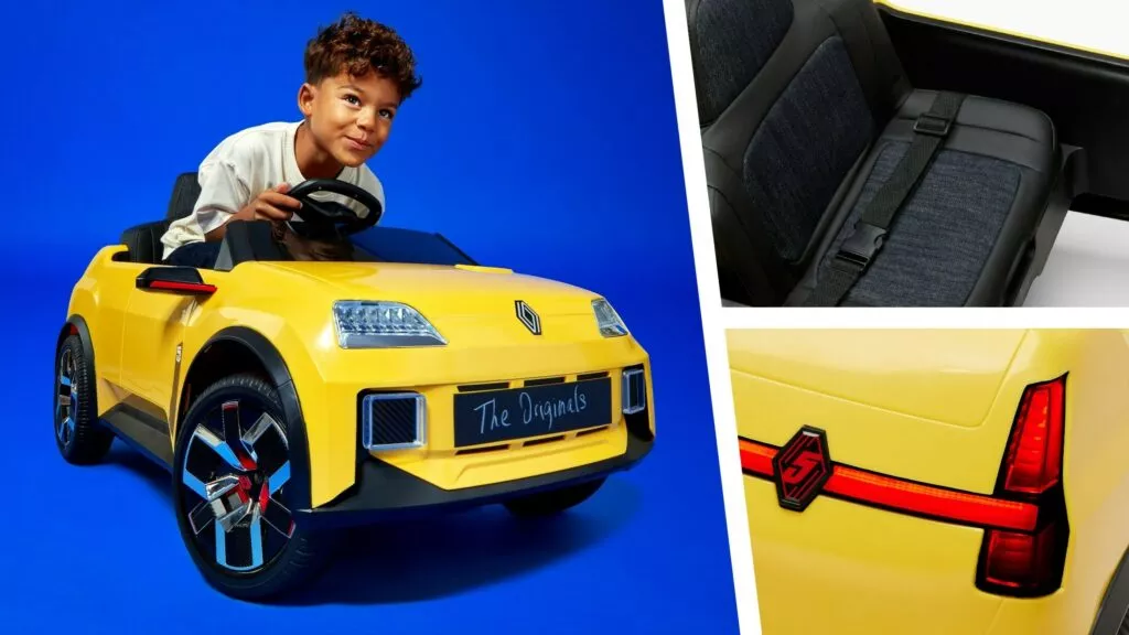 Электрокар Renault 5 EV превратился в педальный автомобиль за 300 долларов к праздникам