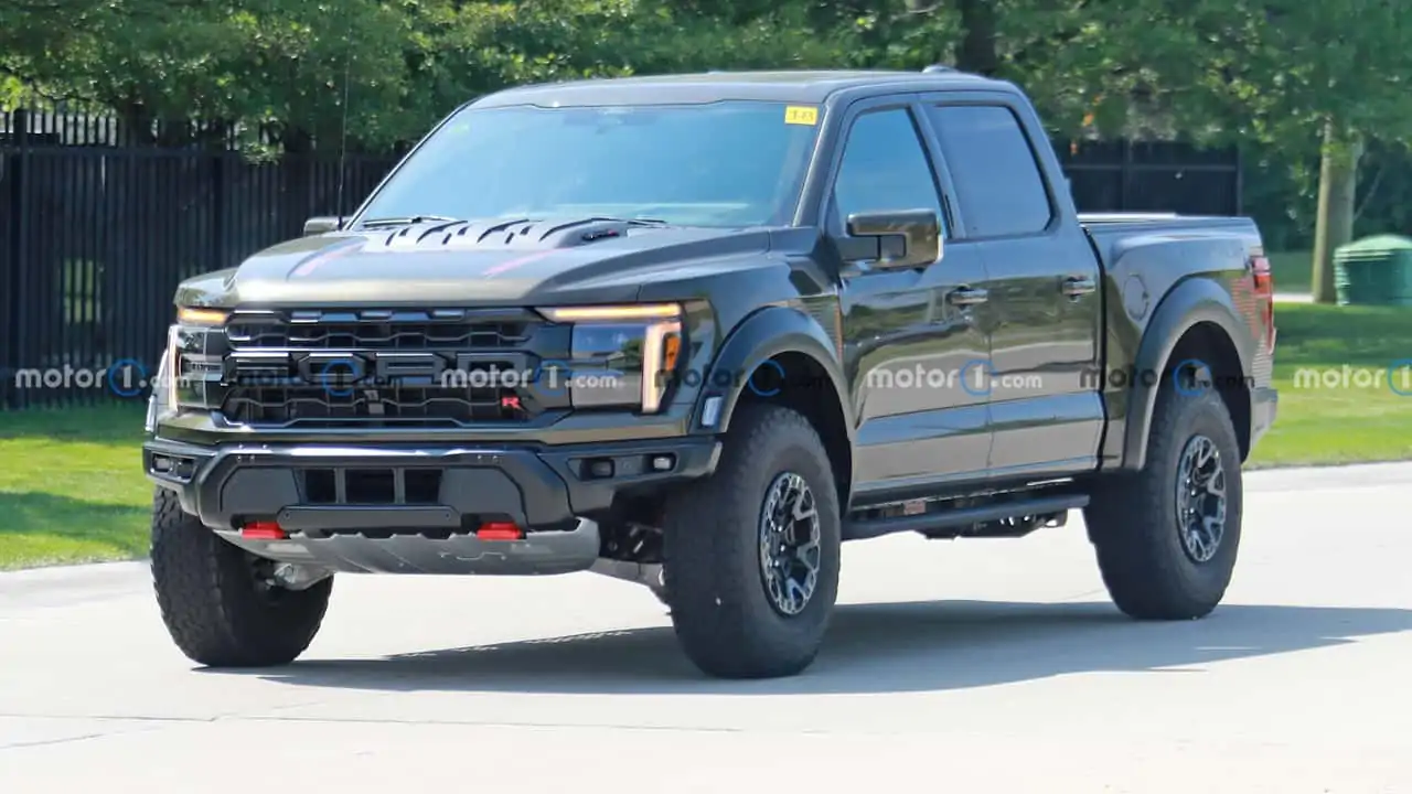 Пикап Ford F-150 Raptor R 2024 года неофициально представлен на новых  шпионских фотоснимках