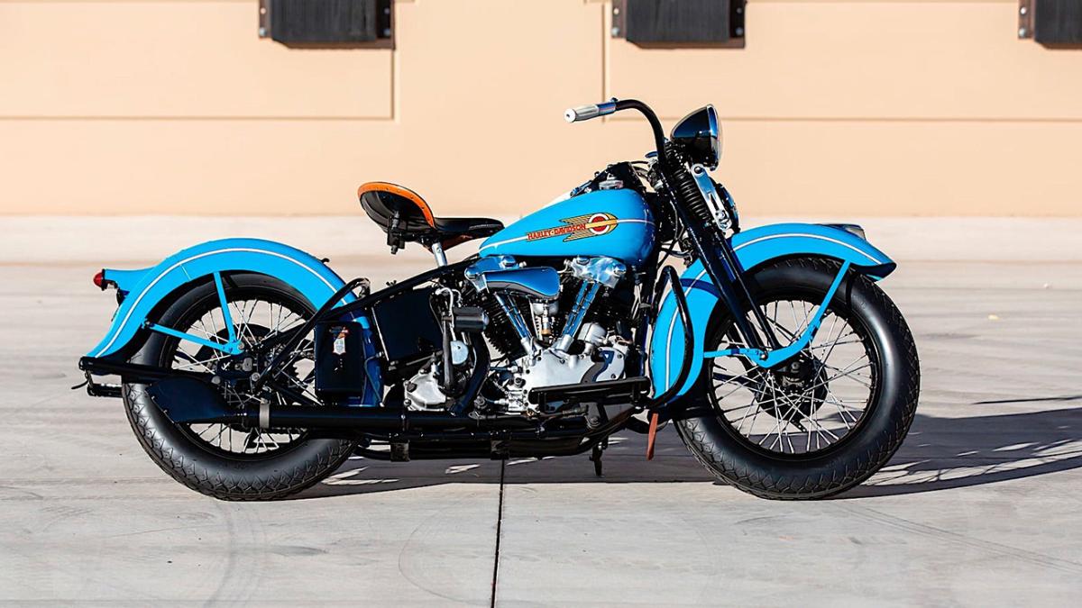 Harley-Davidson EL 1938 года продали в 354 раза дороже его начальной цены