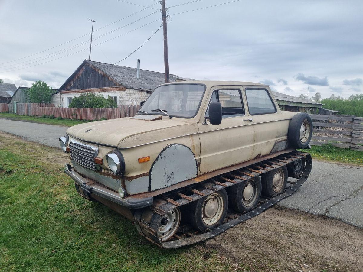 Вездеходный «Запорожец» на гусеницах появился в продаже в России 