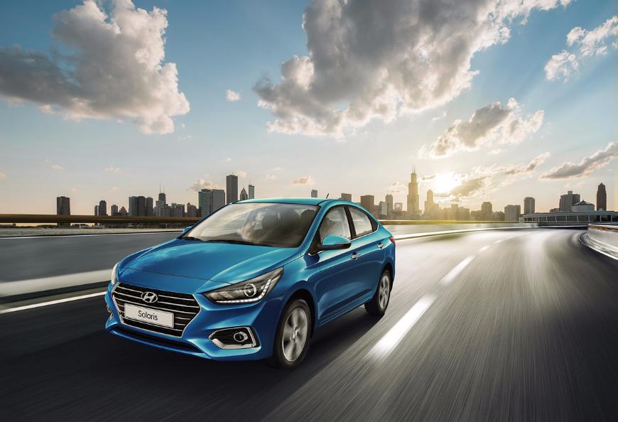 Hyundai Solaris стал самым продаваемым авто Санкт-Петербурга по итогам января