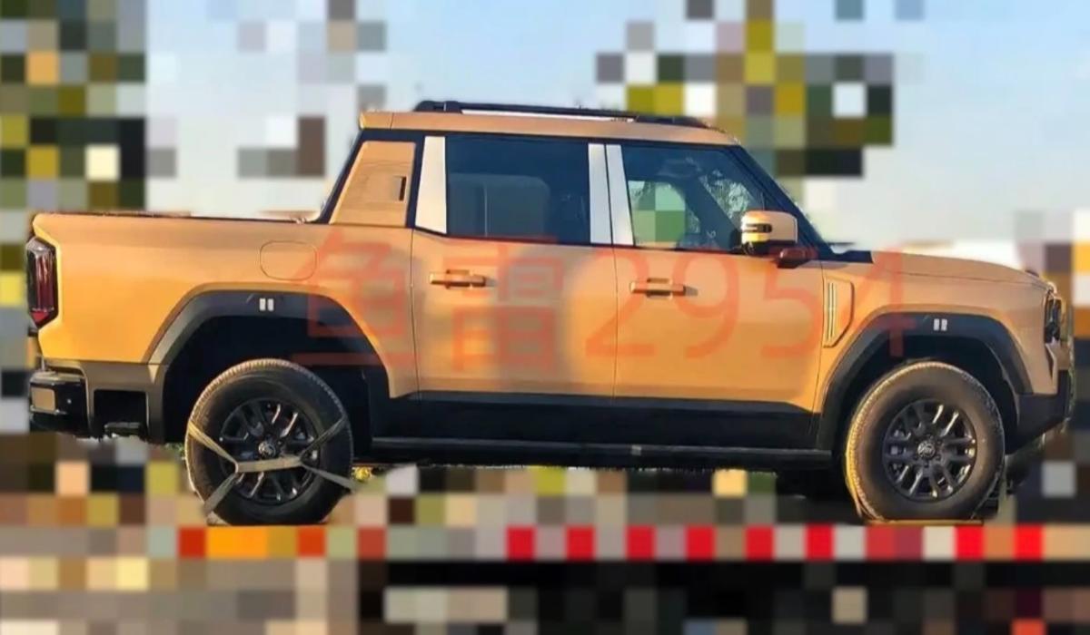 Новейший пикап Jetour F700: первые фото без камуфляжа