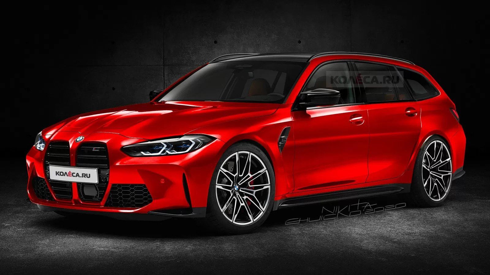 Опубликовали новые изображения первого серийного универсала BMW M3