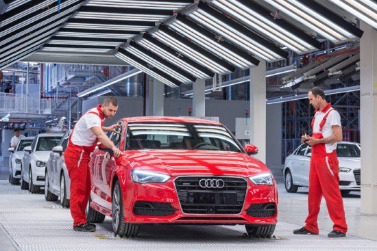 В Венгрии запущен полный цикл сборки седана Audi A3