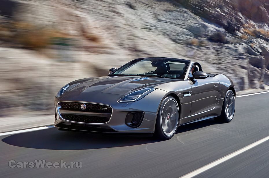 Jaguar F-Type 2018 модельного года готовится к началу реализации