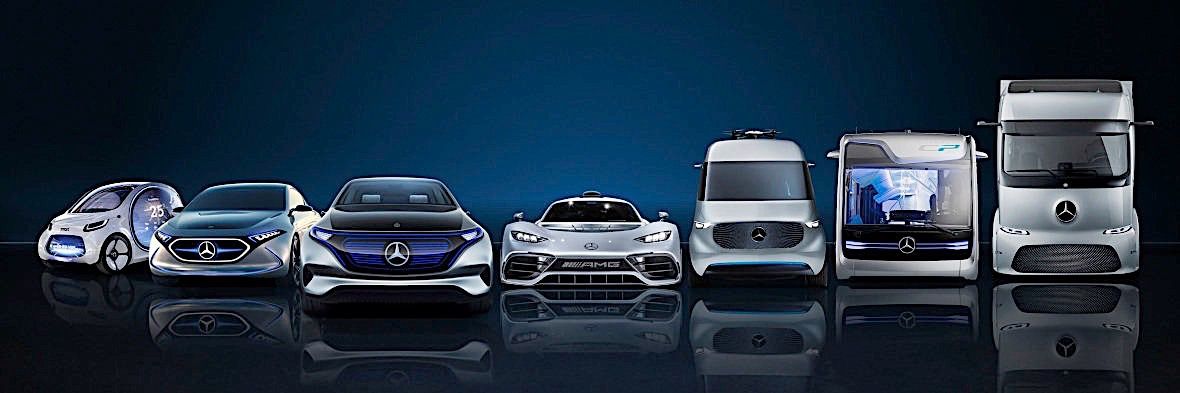 Daimler раскрыл масштабные планы электрификации своих моделей