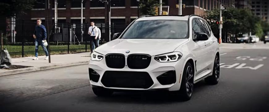 BMW продемонстрировала на видео новинку Х3 M Competition