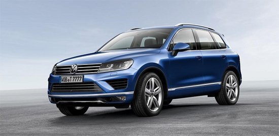 Стала известна стоимость обновленного внедорожника Volkswagen Touareg для России