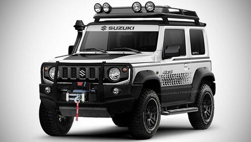 Появились рендеры внедорожного Suzuki Jimny 2019