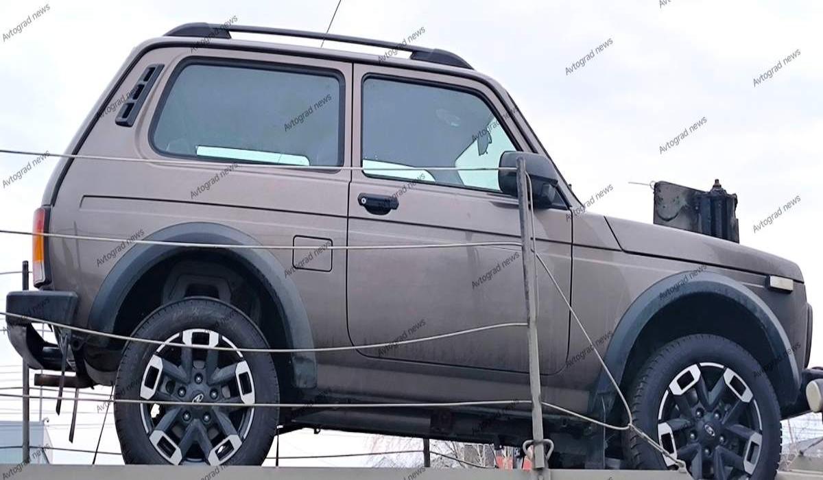 Lada Niva Sport получила оригинальные колесные диски. Авто сняли на фото Lada Niva Sport получила оригинальные колесные диски. Авто сняли на фото