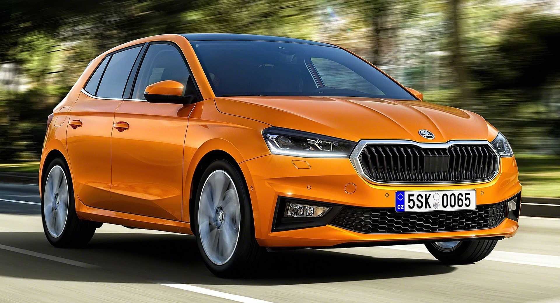 Skoda Fabia 2021 цвета