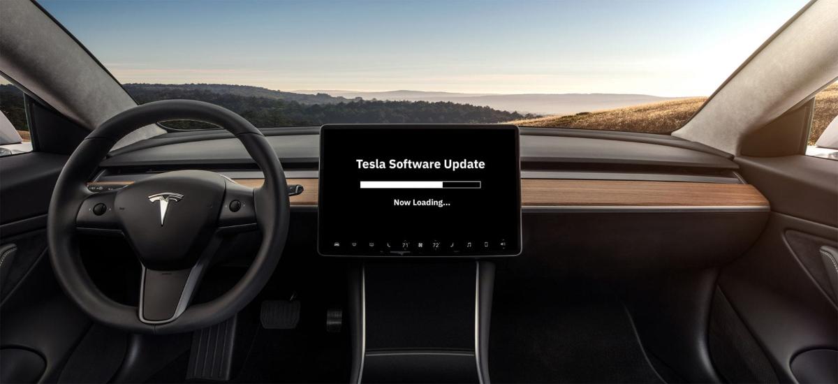 Car UI Tesla