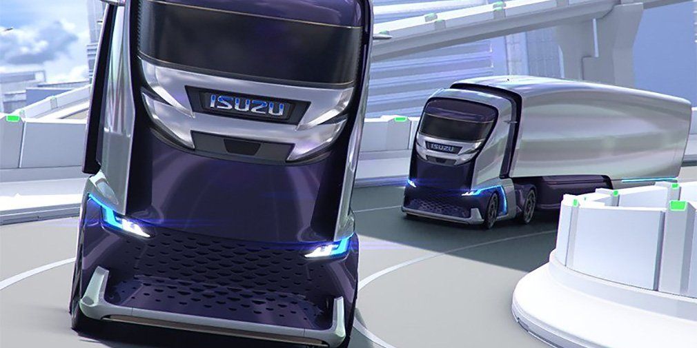Isuzu представил до официального дебюта концепт собственного беспилотного грузовика