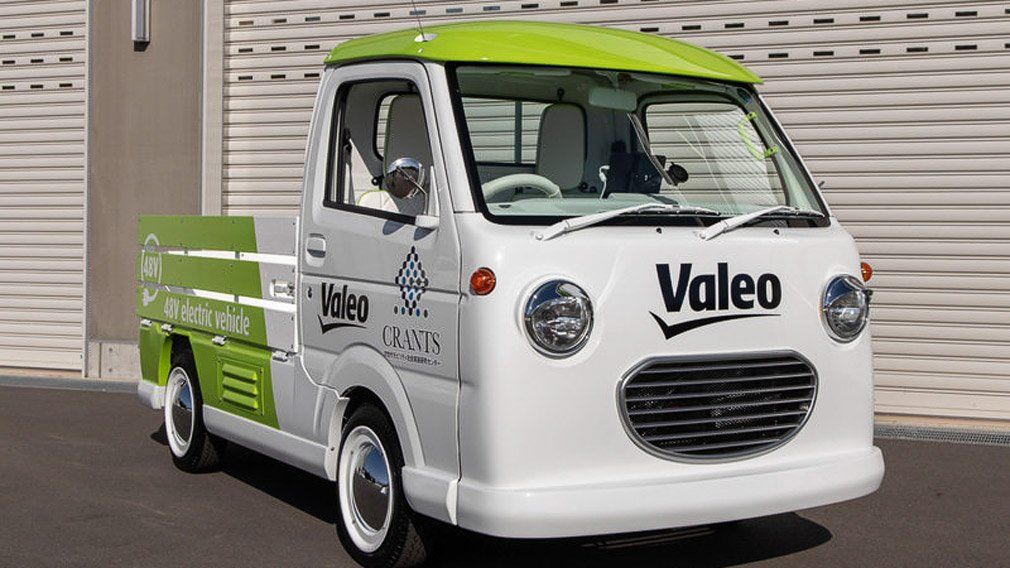 В Японии продемонстрировали электрический грузовичок Valeo
