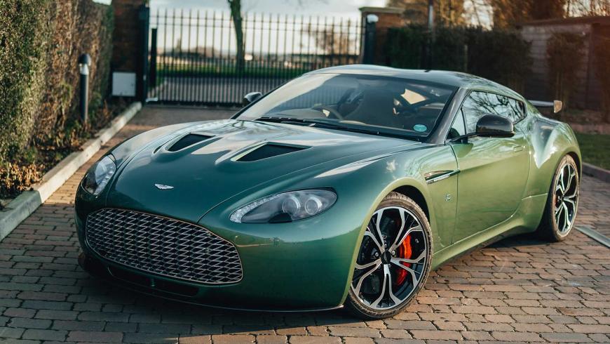 На аукционе продается эксклюзивный Aston Martin V12 Zagato с алюминиевым кузовом