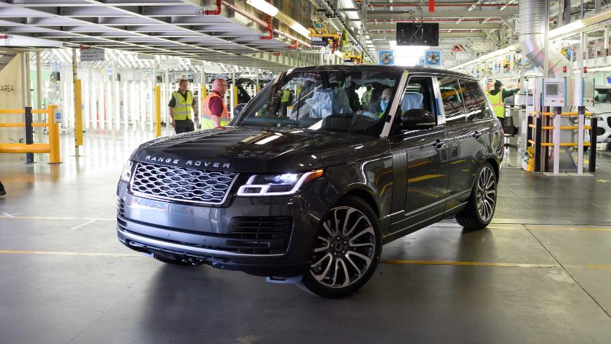 Land Rover выпустил первый Range Rover, построенный в условиях социального дистанцирования 