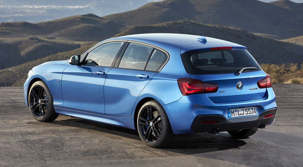 Обновлённая модель BMW 1 Series: вид сзади