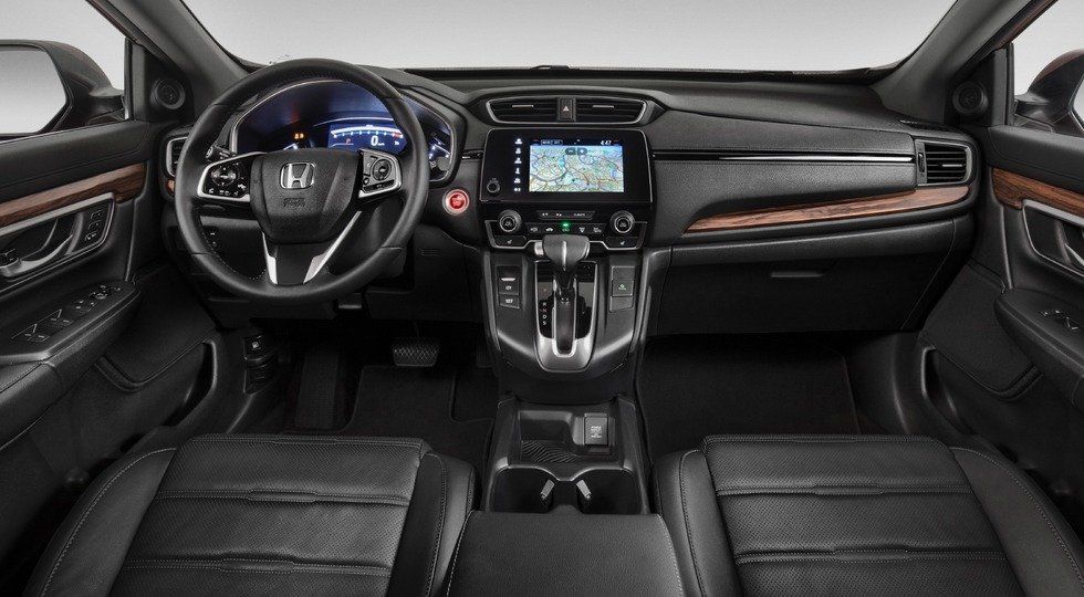Пятое поколение кроссовера Honda CR-V: салон