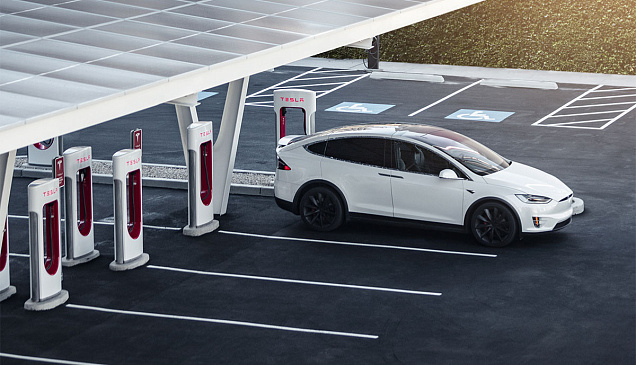 Tesla открыла свою первую станцию V4 Supercharger в Великобритании