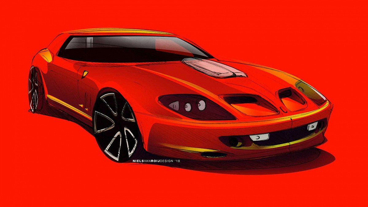 Niels van Roij Design построит единственный спорткар Ferrari Breadvan Hommage