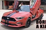 В Сети показали Mustang, созданный на базе Kia Spectra 