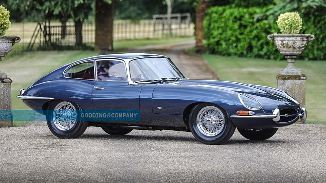Первый в мире праворульный Jaguar E-Type 1961 года будет продан более чем за 1 миллион долларов