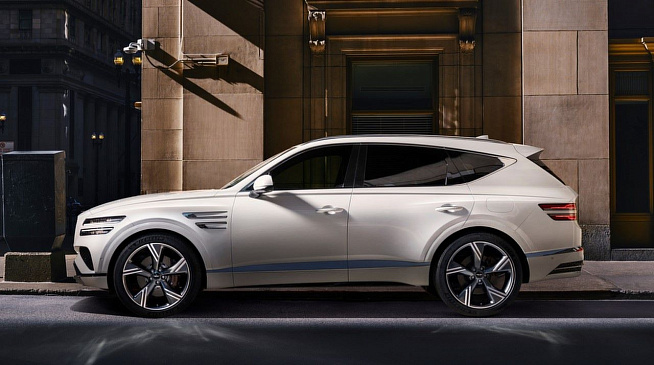 Появились рендеры роскошного кроссовера Genesis GV90 