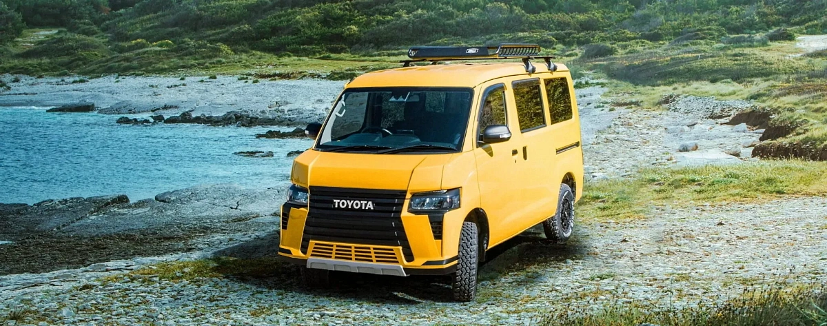 Из милого Toyota Town Ace сделали крутой внедорожник, похожий на Lexus GX Swagger