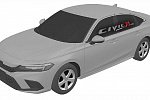 Honda запатентовала экстерьер седана Civic 2022 модельного года 