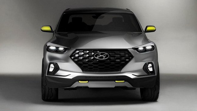 Пикап Hyundai Santa Cruz 2022 года замечен на парковке