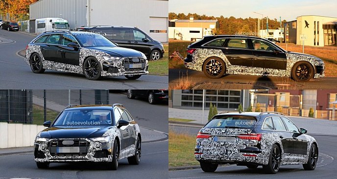 Первые фотографии Audi A6 Allroad 2020 модельного года